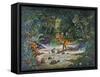 Jurassic Jungle-Bill Bell-Framed Stretched Canvas