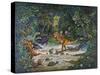 Jurassic Jungle-Bill Bell-Stretched Canvas