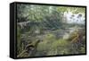 Jurassic Life, Artwork-Richard Bizley-Framed Stretched Canvas