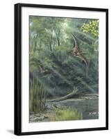 Jurassic Life, Artwork-Richard Bizley-Framed Photographic Print