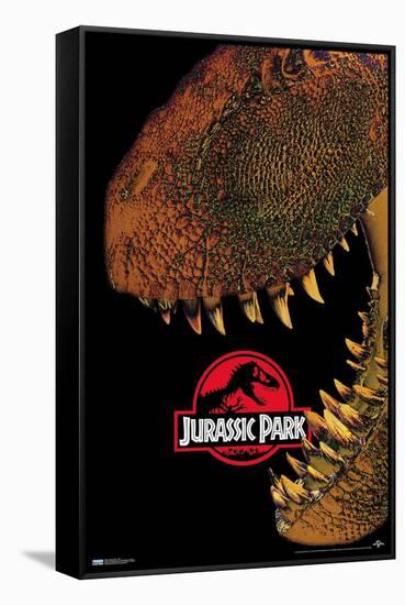 Jurassic Park - Bite-Trends International-Framed Stretched Canvas