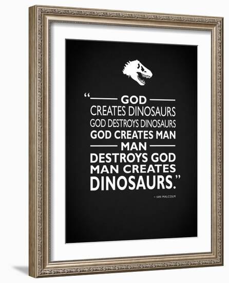 Jurassic Park - Creates-Mark Rogan-Framed Giclee Print