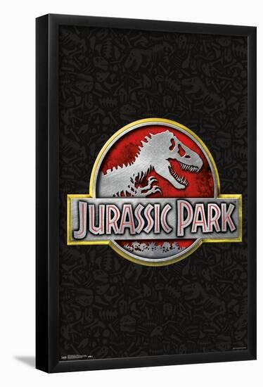Jurassic Park - Logo-Trends International-Framed Poster