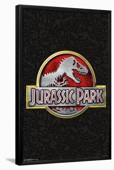 Jurassic Park - Logo-Trends International-Framed Poster