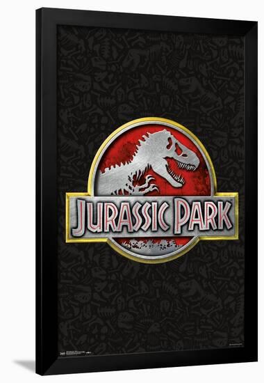 Jurassic Park - Logo-Trends International-Framed Poster