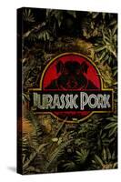 Jurassic Pork-null-Stretched Canvas