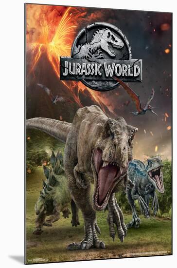 Jurassic World 2 - Group-null-Mounted Poster