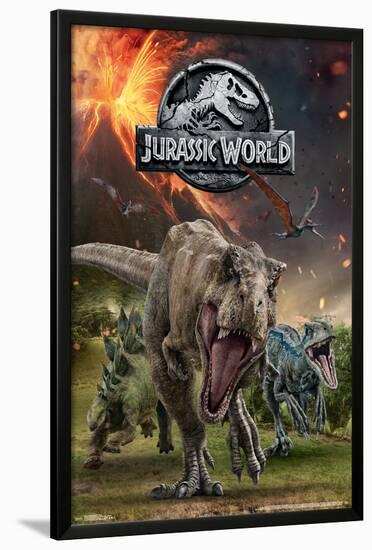 Jurassic World 2 - Group-null-Lamina Framed Poster