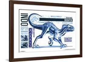 Jurassic World 2 - Indo-Raptor-null-Framed Poster