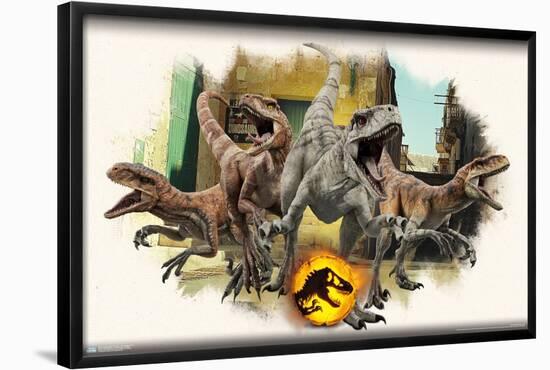 Jurassic World: Dominion - Atrociraptors Focal-Trends International-Framed Poster