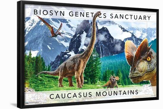 Jurassic World: Dominion - Caucasus Mountains Group-Trends International-Framed Poster