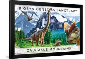 Jurassic World: Dominion - Caucasus Mountains Group-Trends International-Framed Poster