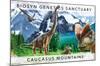 Jurassic World: Dominion - Caucasus Mountains Group-Trends International-Mounted Poster