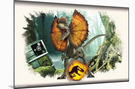 Jurassic World: Dominion - Dilophosaurus Focal-Trends International-Mounted Poster