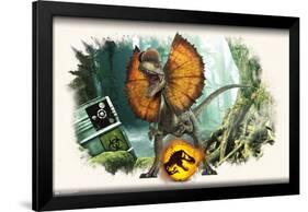 Jurassic World: Dominion - Dilophosaurus Focal-Trends International-Framed Poster