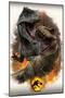 Jurassic World: Dominion - Giga Vs T. Rex-Trends International-Mounted Poster