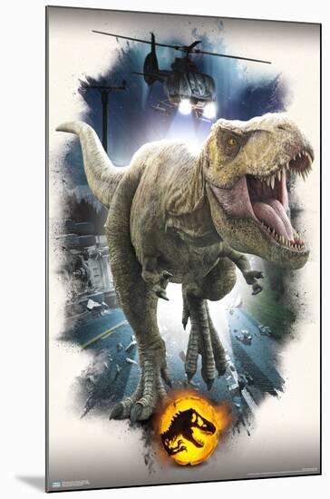 Jurassic World: Dominion - T. Rex Focal-Trends International-Mounted Poster