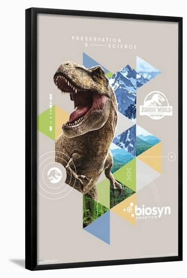 Jurassic World: Dominion - T-Rex-Trends International-Framed Poster