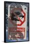 Jurassic World: Dominion - Warning Sign Logo-Trends International-Framed Poster