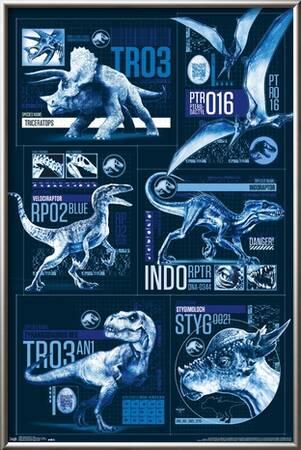 Jurassic World Fallen Kingdom Grid Posters Allposters Com