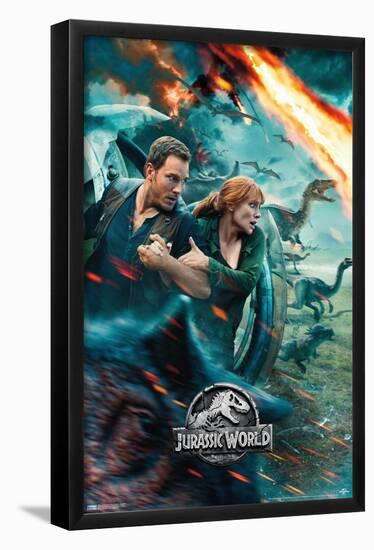 Jurassic World: Fallen Kingdom - One Sheet-Trends International-Framed Poster