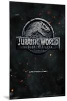 Jurassic World: Fallen Kingdom - Teaser Logo-Trends International-Mounted Poster
