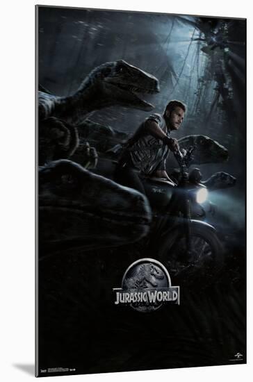 Jurassic World - One Sheet-Trends International-Mounted Poster
