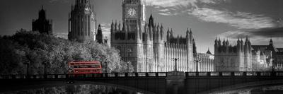 London Bus VI-Jurek Nems-Mounted Art Print