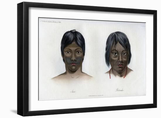 Juri and Botocudos, of the Brasilio-Guarani Nation, 1848-null-Framed Giclee Print