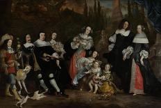 Group Portrait of Michiel De Ruyter and His Family-Juriaen Jacobsz-Art Print