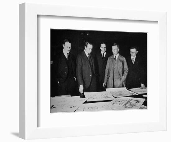 Jury for the Lehigh Portland Cement Home Competition, 1926-null-Framed Photographic Print