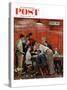 "Jury" or "Holdout" Saturday Evening Post Cover, February 14,1959-Norman Rockwell-Stretched Canvas