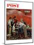"Jury" or "Holdout" Saturday Evening Post Cover, February 14,1959-Norman Rockwell-Mounted Giclee Print