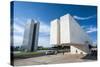 Juscelino Kubitschek Monument at the Square of the Three Powers, Brasilia, Brazil, South America-Michael Runkel-Stretched Canvas