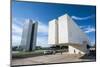 Juscelino Kubitschek Monument at the Square of the Three Powers, Brasilia, Brazil, South America-Michael Runkel-Mounted Photographic Print