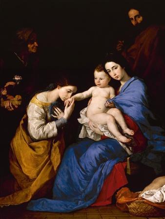 The Holy Family with Saints Anne and Catherine of Alexandria, 1648