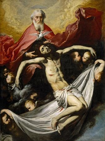 The Holy Trinity, Ca. 1635, Spanish School