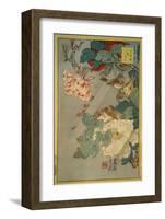 Jushimai-Birds and Paeony-Sugakudo-Framed Art Print