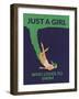Just a Girl Who Loves to Swim-Jon Downer-Framed Giclee Print