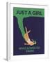 Just a Girl Who Loves to Swim-Jon Downer-Framed Giclee Print