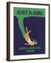 Just a Girl Who Loves to Swim-Jon Downer-Framed Giclee Print