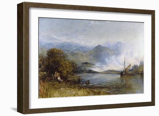 Just Arrived by the Sloop (In the Conway Valley, North Wales), 1889-Henry Clarence Whaite-Framed Giclee Print