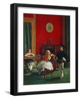 Just as the Twig is Bent, 1861 (Oil on Canvas)-William Maw Egley-Framed Giclee Print