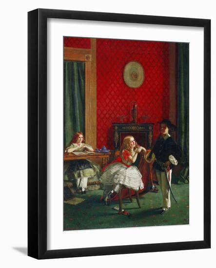 Just as the Twig is Bent, 1861 (Oil on Canvas)-William Maw Egley-Framed Giclee Print