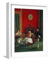 Just as the Twig is Bent, 1861 (Oil on Canvas)-William Maw Egley-Framed Giclee Print