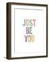 Just Be You-Brett Wilson-Framed Art Print