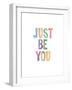 Just Be You-Brett Wilson-Framed Art Print