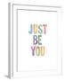 Just Be You-Brett Wilson-Framed Art Print