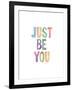 Just Be You-Brett Wilson-Framed Art Print