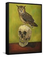 Just Bones 2-Leah Saulnier-Framed Stretched Canvas
